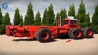 THE POWERFUL DUAL-MOTOR TRACTOR THAT IS UNIQUE IN THE WORLD ▶ UNUSUAL MACHINERY