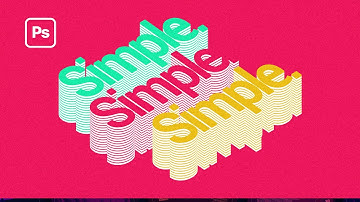 Quick Photoshop Tutorial: Multi-Layered Isometric Text Effect