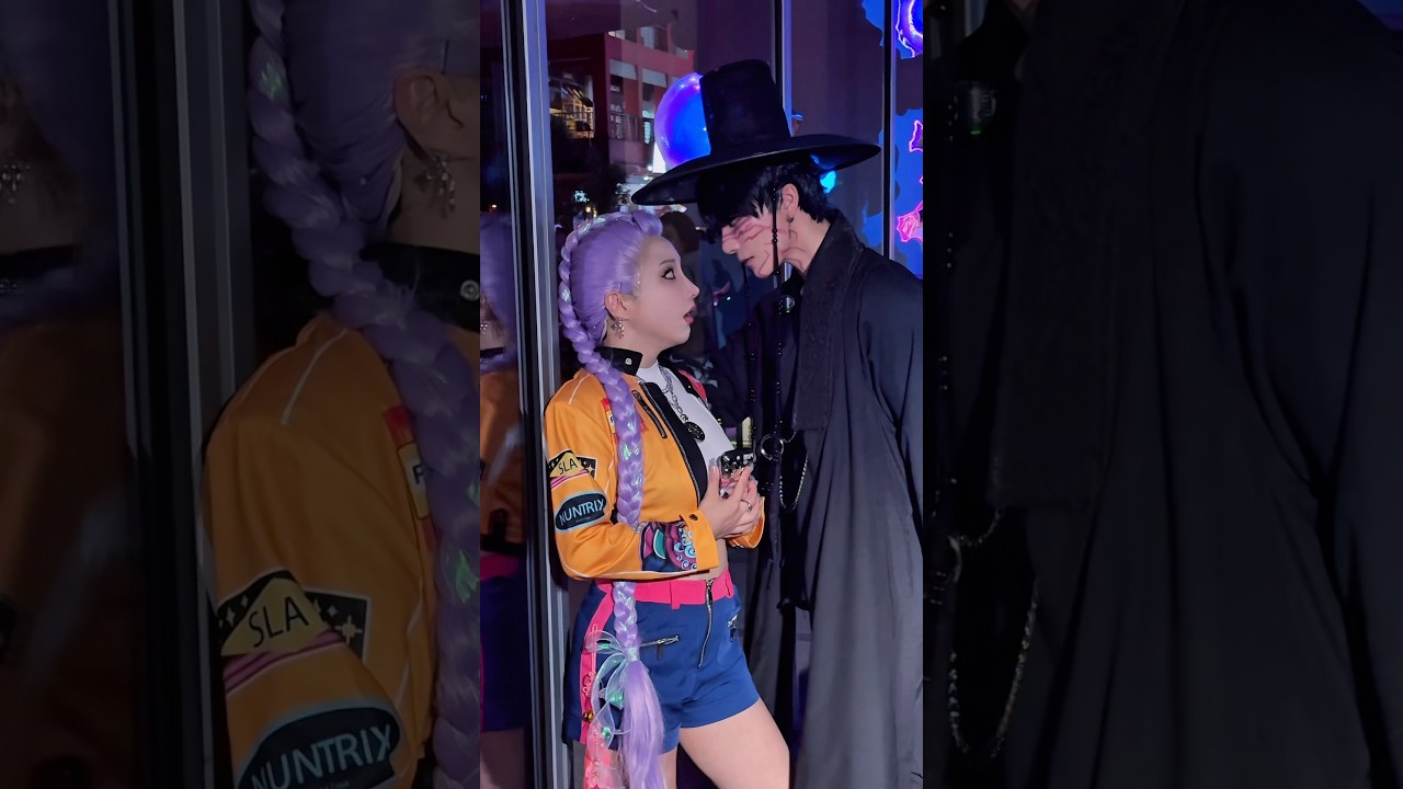 I think I’m in love!#kpopdemonhunters #cosplay  #rumicosplay #jinu #kpop獵魔女團