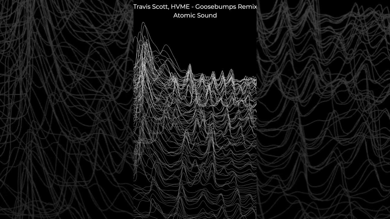 Travis Scott, HVME - Goosebumps Remix | Music Visualisation 