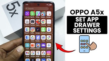How to Set App Drawer in Oppo A5x - App Drawer Settings