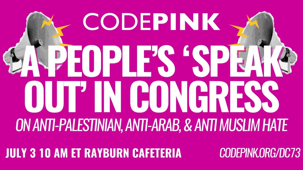 People's Speak Out Against Anti-Muslim, Anti-Arab, & Anti-Palestinian ...
