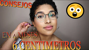 ¿Cuántos centímetros crecerá mi pelo en 4 meses?