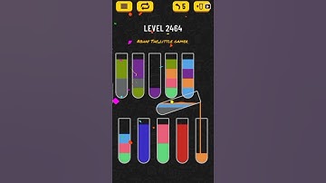 Water sort puzzle level 2464