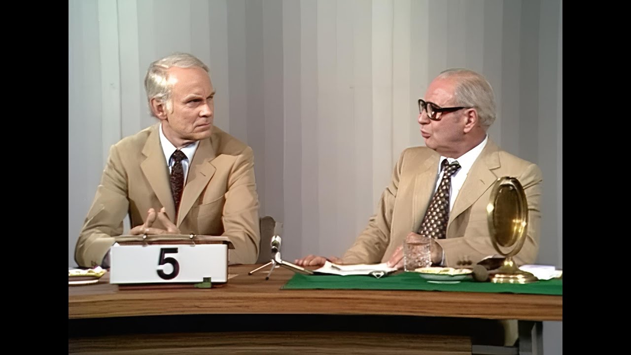 Was bin ich? vom 22.08.1972 - Folge 140 mit Robert Lembke und dem Ehrengast Loriot (Vicco von Bülow)
