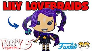 Como DIBUJAR a  LILY LOVEBRAIDS Funko Pop de POPPY PLAYTIME 4 / How to DRAW LILY LOVEBRAIDS