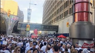 Winnipeg Jets fans eagerly await playoff party