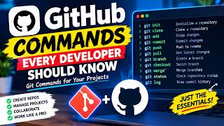 GitHub Commands Every Developer Should Know | Git Commands for Your Projects