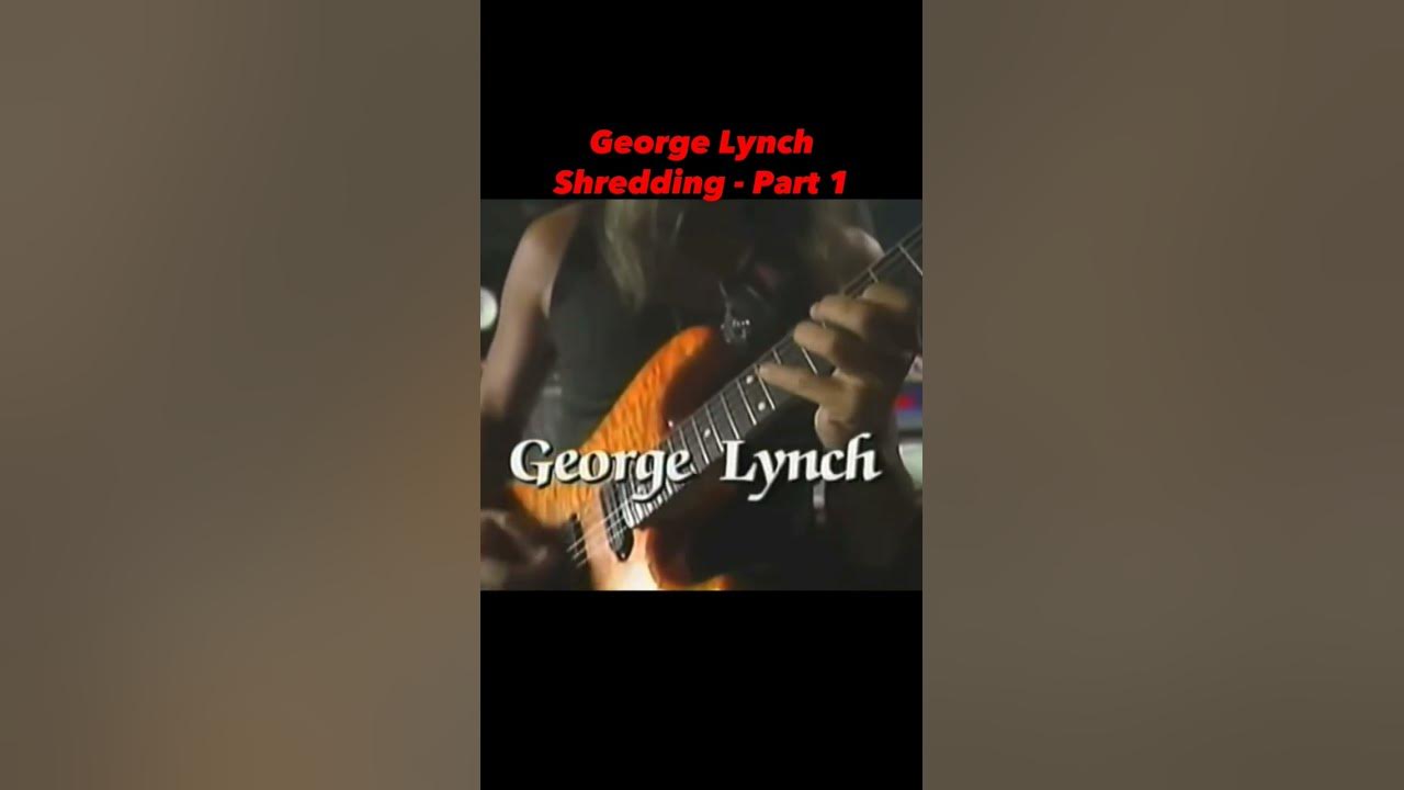 George Lynch - Shredding Part 1 - Amazingly Underrated Guitarist - #music #shorts