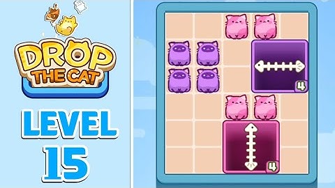 Drop The Cat Level 15 Walkthrough Solution