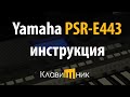 Синтезатор Yamaha PSR E443. Инструкция и обзор. Полная версия.