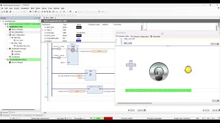 Creating a new Visualization with CODESYS | CODESYS visualization simulation screenshot 2