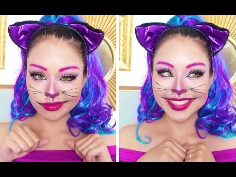 チェシャ猫メイク 不思議の国のアリス Cheshire Cat Makeup Youtube
