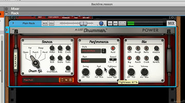 Reason Rack Extensions 101:  Backline Rig V3 - Explored - 49. A-List Power Drummer - A Tour