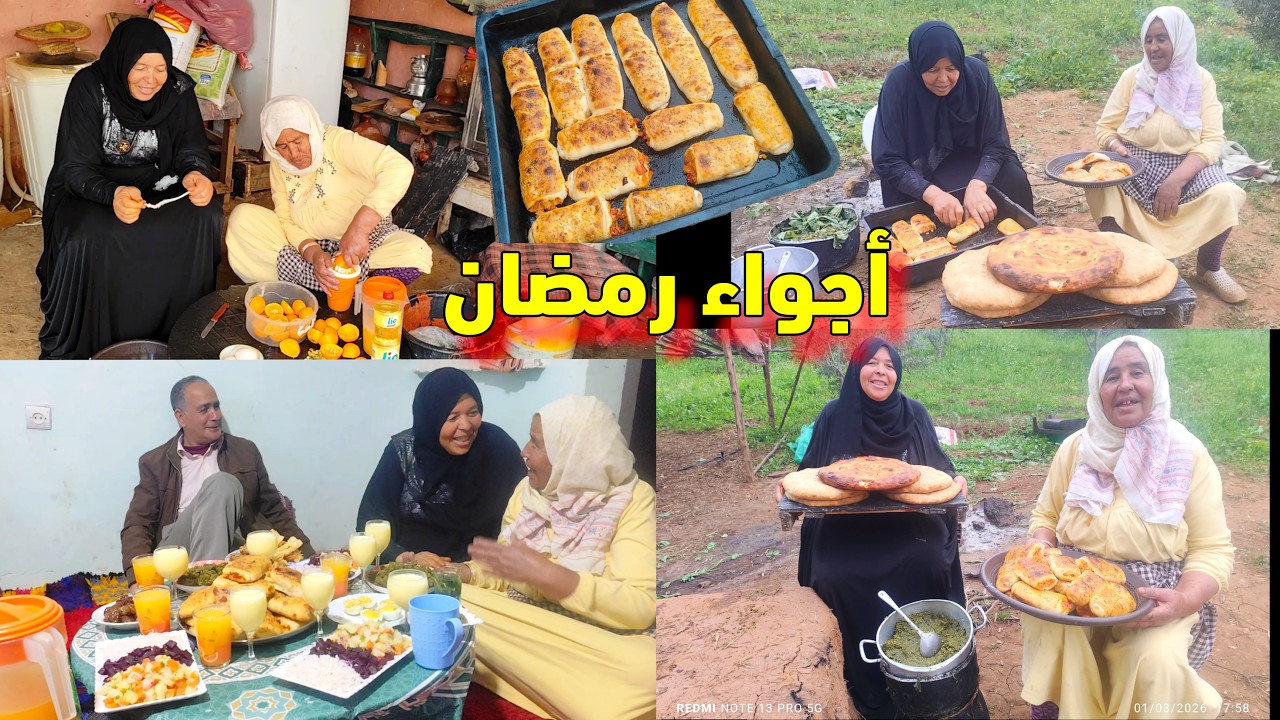 مي هموشة شاركت أجواء رمضان البدوية مع لالة نجية