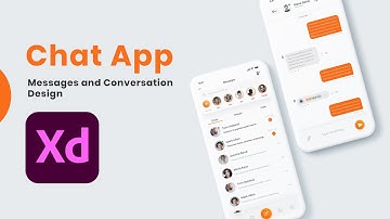 SPEEDART: Chat App UI Design - Adobe XD Tutorial