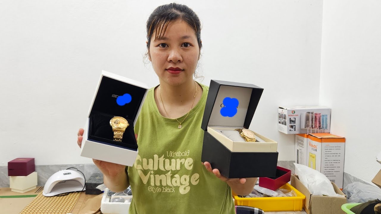 Giảm giá 80%-Lô hàng víp-Đồng hồ cơ tự đông Nhật re-Giày thể thao Nhật,Đức-Kính đổi màu mạ 18k titan