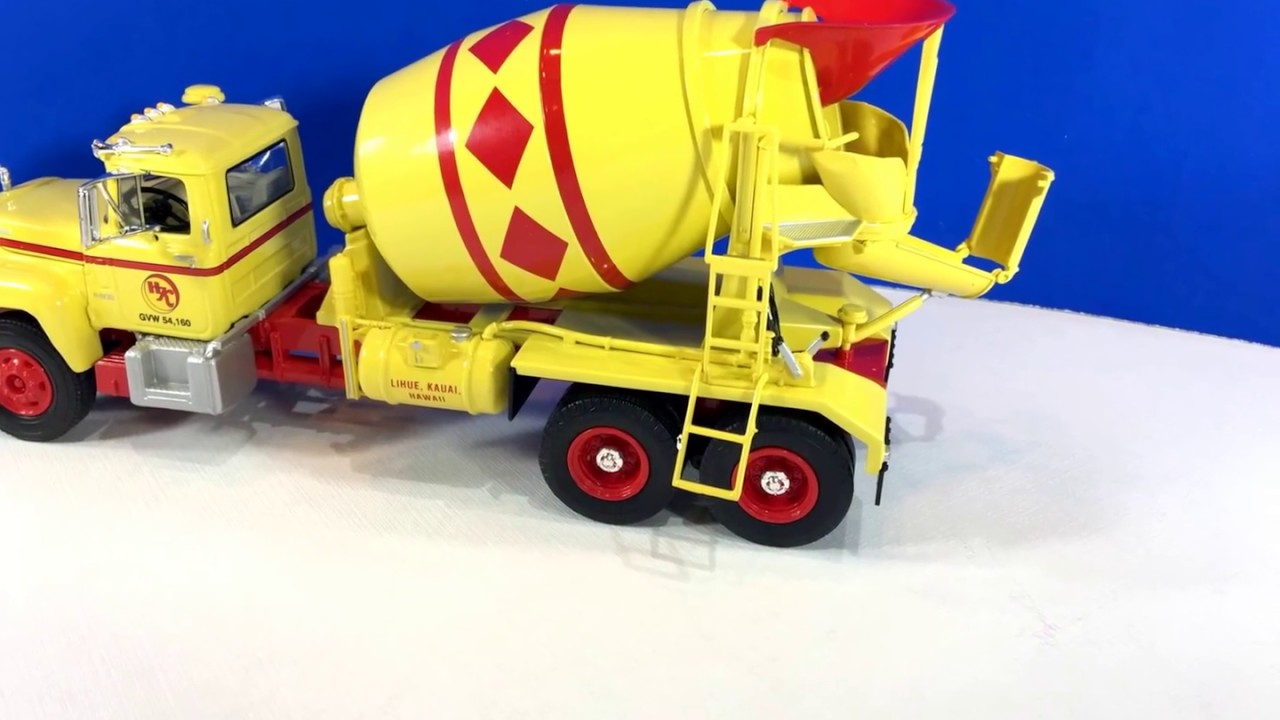 First Gear Cement Mixer Die Cast Model YouTube