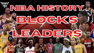 NBA ALL-TIME REGULAR SEASON LEADERS IN BLOCKS