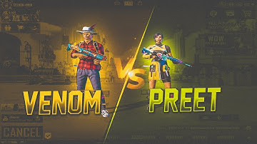 🇮🇳VENOM Vs PREET🔥 1v1 TDM Challenge ❤️🏆SAMSUNG,A3,A5,A6,A7,J2,J5,J7,S5,S6,S7,59,A10,A20,A30