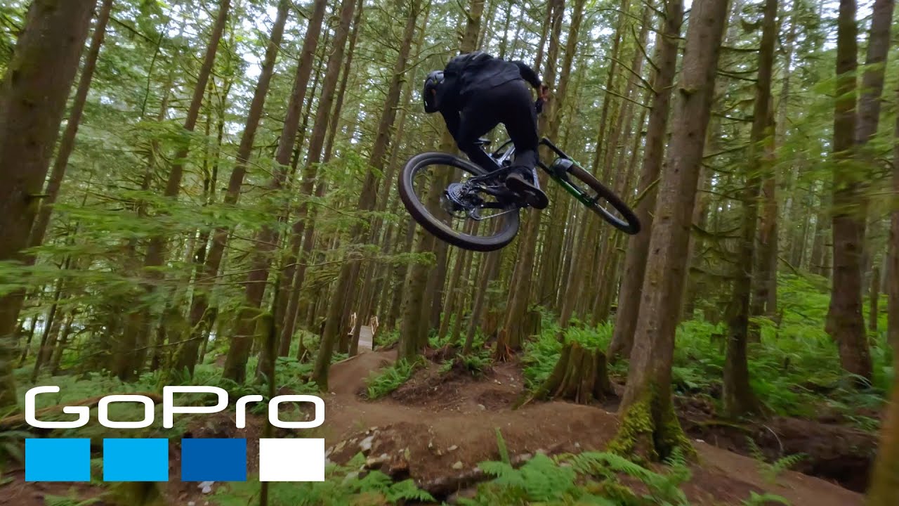 ⁣GoPro: Downhill MTB Chase with FPV Drone | British Columbia with Rémy Métailler