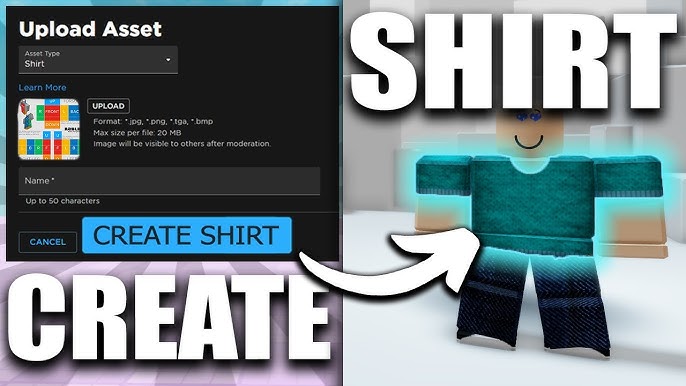 Create a roblox shirt by Lecuit