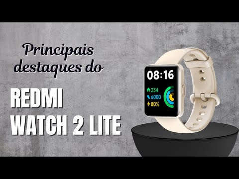 Xiaomi redmi watch 2 lite. Todas as Novidades  - FICHA TÉCNICA 📱 @canaldwn