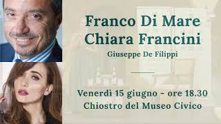 Franco Di Mare e Chiara Francini / RESISTERE 2018