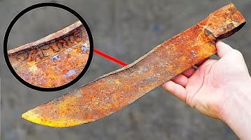 Restoration Very Old Rusted Froe