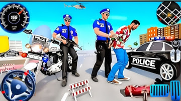 Police Car Chase Simulator 3D - Real Multi-Storey Cars Driver - Android GamePlay 