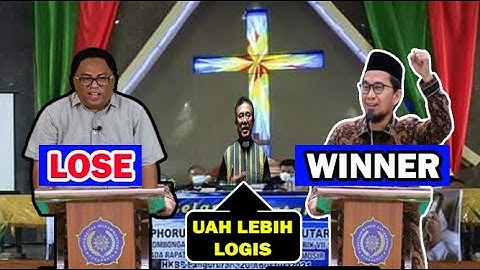 MANUSIA JADI TUHAN ATAU TUHAN JADI MANUSIA MANA YG BENAR - "PDT ESRA SORU VS USTADZ ADI HIDAYAT"