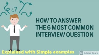 Top 10 Interview Question & Answers-Job Interview Skills
