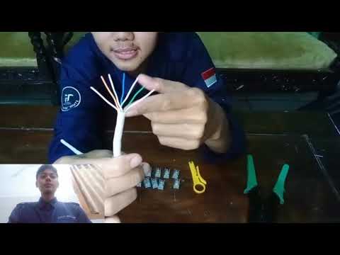 Membuat kabel LAN dengan konfigurasi Straight