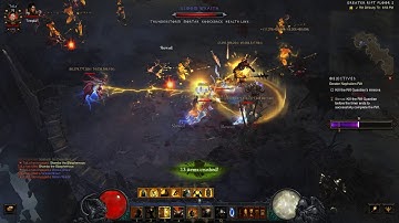 Diablo 3 Season 12 PTR 2.6.1 Crusader Best Fire Sweep Attack 4 mins GR 70