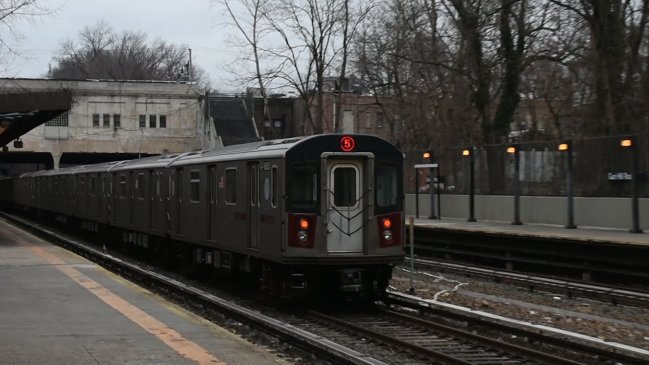 ᴴᴰ NB 5 Trains Running Express along Dyre Avenue Line