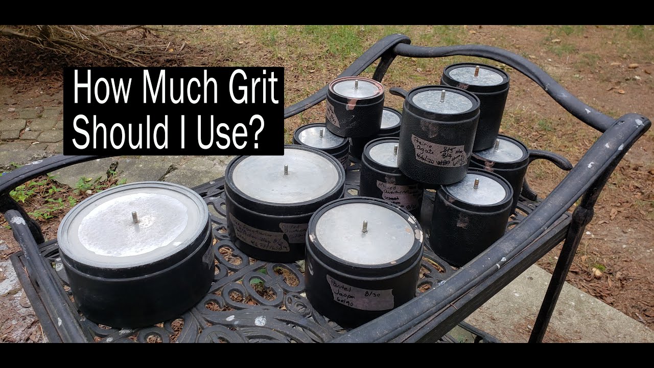 How Much Grit To Use When Rock Tumbling YouTube How Much Grit To Use When Rock Tumbling YouTube