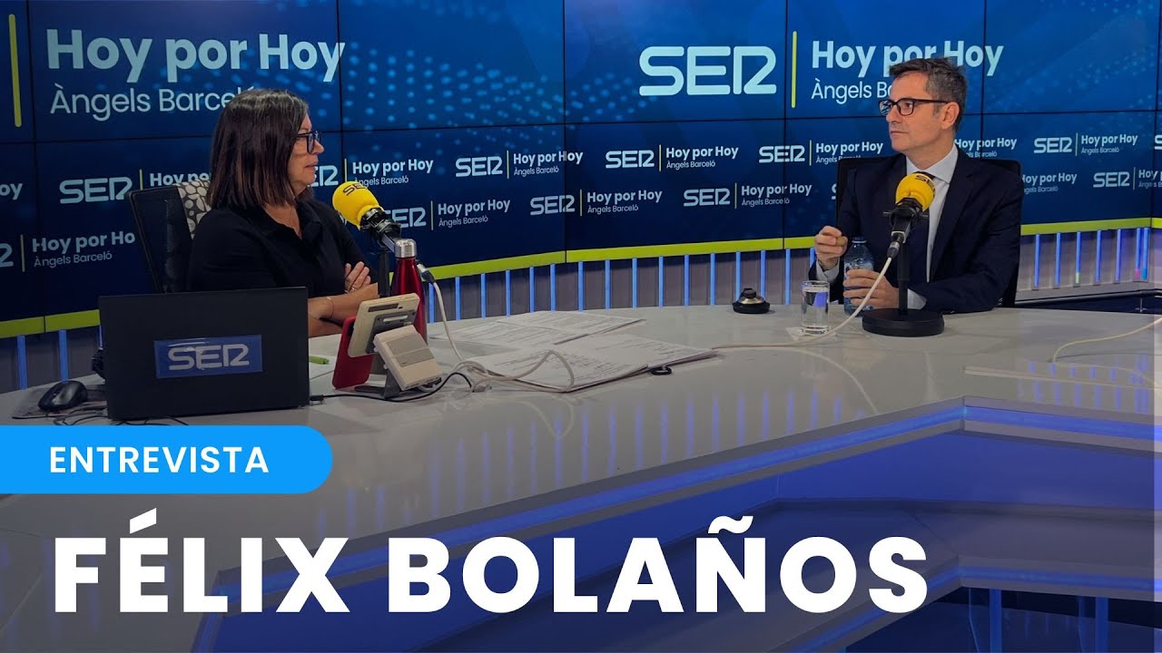 Félix Bolaños: "El pacto va de poder seguir avanzando, no de que Sánchez sea presidente"