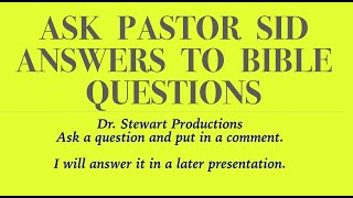 Ask Pastor Sid: White Horse Rider, Who? or What? by Dr. Stewart Productions 6 views 2 months ago 4 minutes, 58 seconds