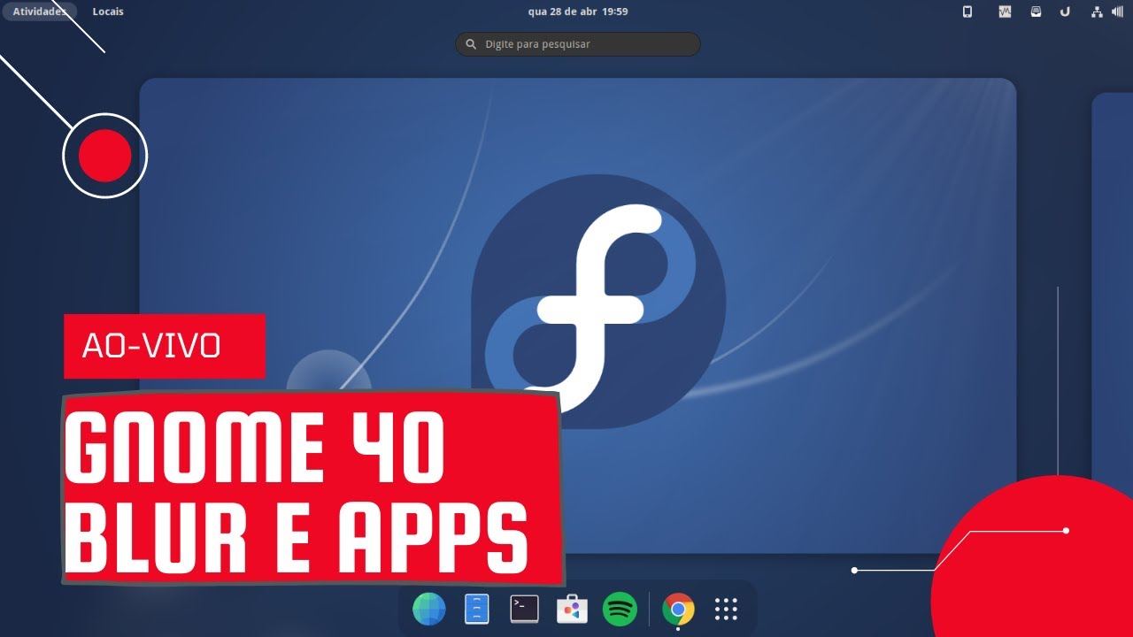 Como está meu GNOME 40 - YouTube