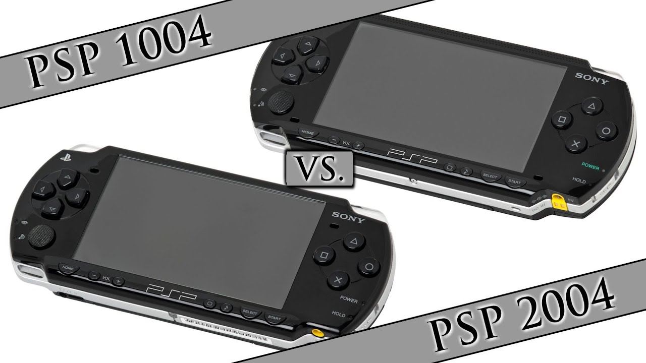 PSP 1004 vs PSP 2004 - YouTube