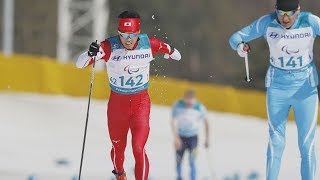 新田佳浩が銀メダル スキー距離スプリント