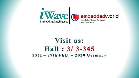 Exhibiting at the Embedded World 2020