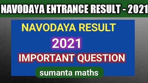 navodaya cut off marks 2021| navodaya result 2021 class 6