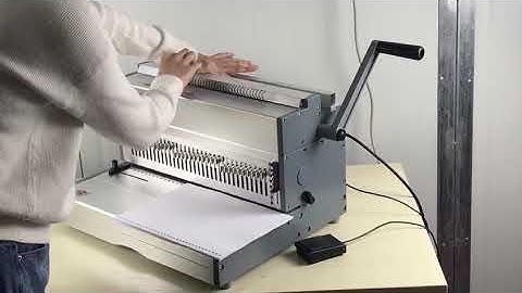 A3 size electric wire binding machine