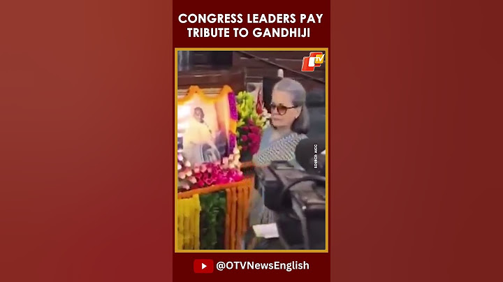 Congress Leaders Sonia Gandhi & President Kharge Pay Tribute To Mahatma Gandhi