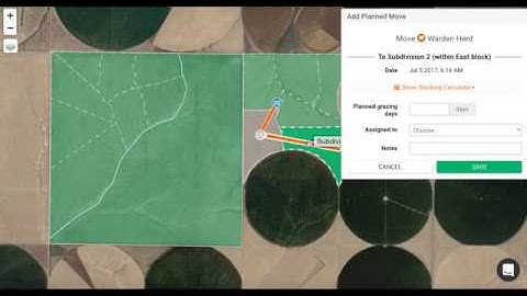 Tutorial: Stocking Calculator and Planned Moves