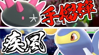 手榴弾ナマコと疾風アンコウで勝ちたいウォーターパラダイス【ポケモン剣盾】