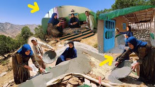 Building a Shelter Before Winter | A Mother and Two Daughters' Battle for Survival in the Mountains