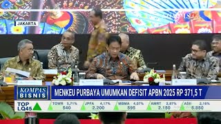 Finance Minister Purbaya Announces 2025 State Budget Deficit Reaches Rp371.5 Trillion, 1.56 Perce...