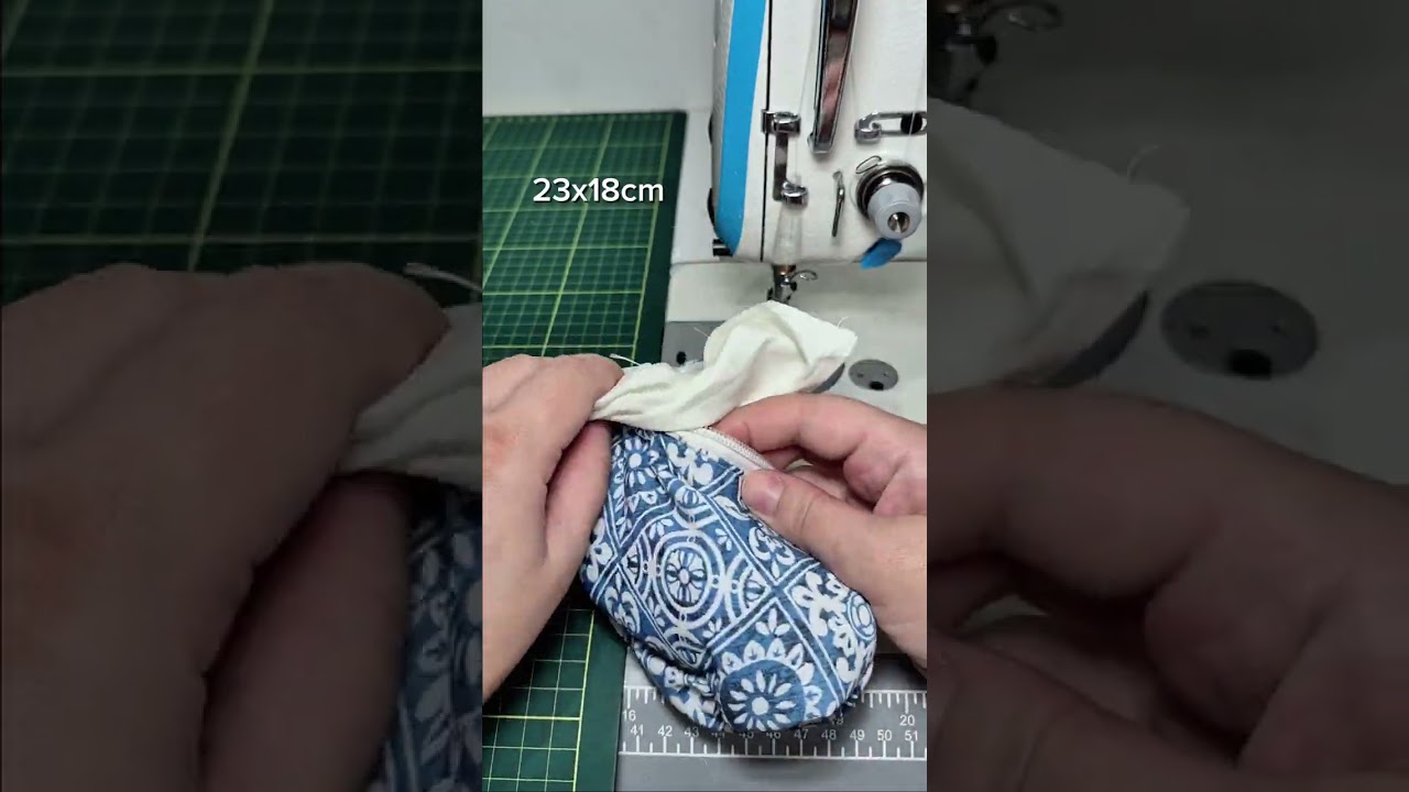 Tutorial de costura 23x18cm Sewing Passo a Passo Costura fácil 